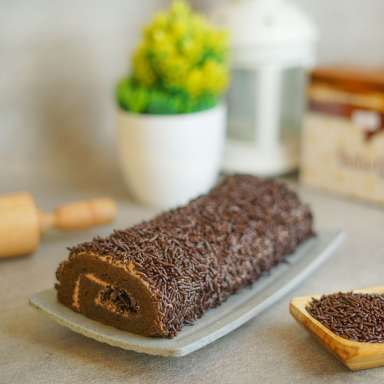 Bolu Gulung Coklat