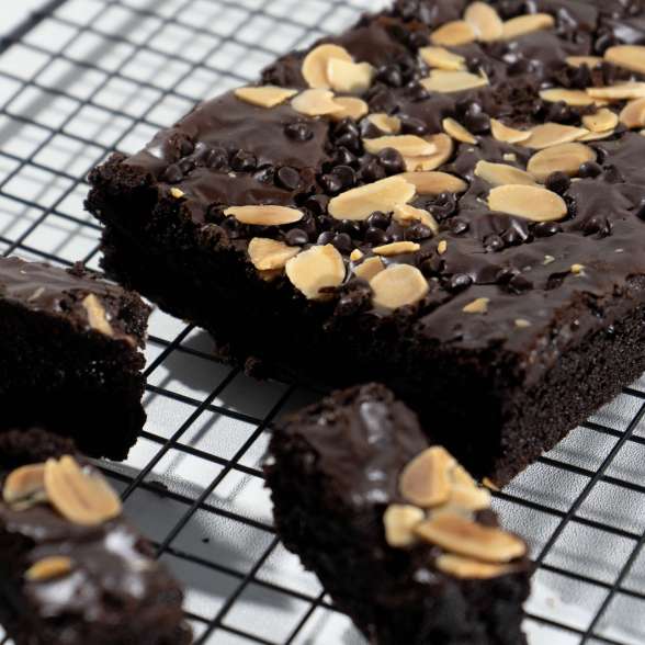 Fudgi Brownies Almond