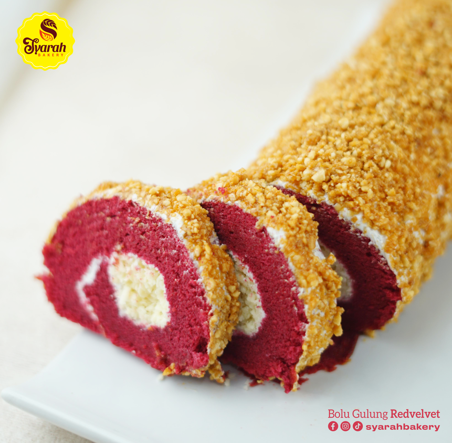 Bolu Gulung Redvelvet